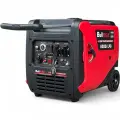 Обезшумен Инверторен генератор за ток Bullmax 6500i LPG, 6.5KW, Бензин, Газ, Дистанционно управление, ел. старт, червен, преносим, две гнезда, чиста синусоида - 2078