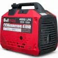 Обезшумен Инверторен генератор за ток Bullmax 4000i LPG, Бензин, Газ, 4.0KW, червен, Дисплей, монофазен, компактен - 2064