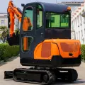 2.5-тонен мини багер Laidong – висока мощност, прецизност и разширен работен диапазон, кабина, чупеща стрела - 2557
