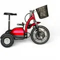 Евтина Сгъваема Преносима Електрическа триколка Bullmax A2 Premium 750W 48V / 12Ah, предно предаване, 160кг товароносимост - 2684