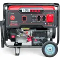 Бензинов генератор за ток Bullmax 7.0kW, Трифазен, червен, преносим, дисплей, 16hp - 2132